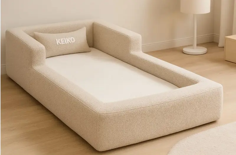 Cama montessoriana Keiko Aconchego Solteiro para crianças de 1 a 8 anos